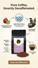 Load image into Gallery viewer, Half Caff Blend Swiss Water | Organic | 100% Arabica | Medium Roast | California Fresh Roasted