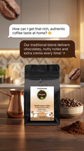Load image into Gallery viewer, Middle Eastern Coffee Blend | Traditional Turkish Coffee | Organic | Medium Roast | Fresh Roasted