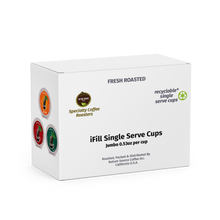 Load image into Gallery viewer, iFill Single Serve Cups | Organically grown | Jumbo Pod 0.53oz Ground Coffee | Fresh Roasted