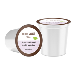 Breakfast Blend Coffee | Organic| Single Serve Cups, 0.35oz | Fresh Roasted