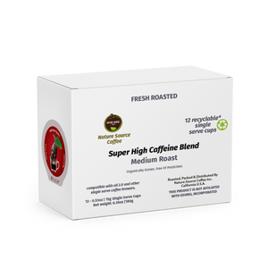 iFill Single Serve Cups | Organic | Jumbo Pod 0.53oz Ground Coffee | Fresh Roasted