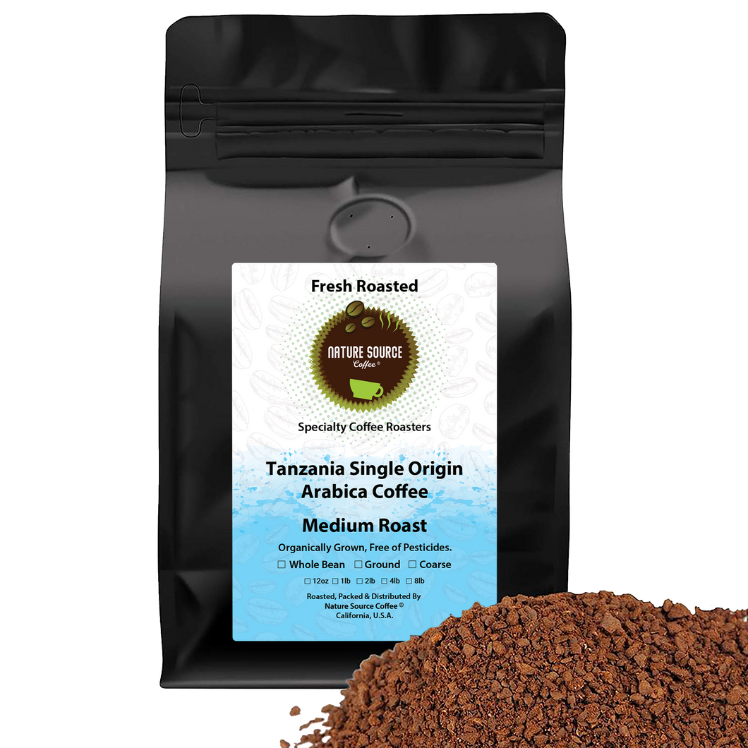 Tanzania Single Origin Coffee | Organic | Medium Roast | Fresh Roasted