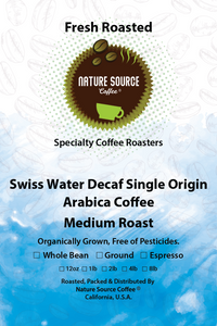 Swiss Water Decaf Coffee | Single Origin | Organic | Fresh Roasted