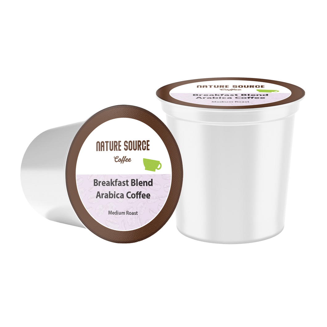 Breakfast Blend Coffee | Organic| Single Serve Cups, 0.35oz | Fresh Roasted