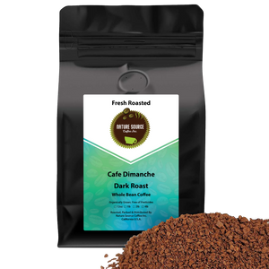 Cafe Demanche Blend | Organic | Dark Roast | Gourmet Coffee Beans | Whole Bean | Fresh Roasted
