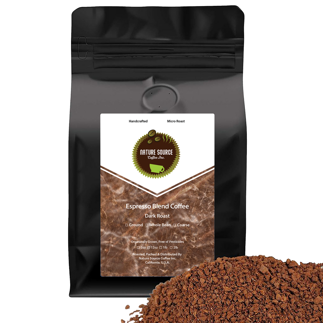 Espresso Blend Coffee | Organic | Dark Roast | Fresh Roasted