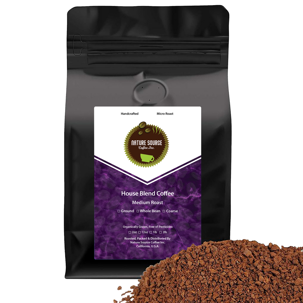 House Blend Coffee | Organic | Medium Roast | Fresh Roasted