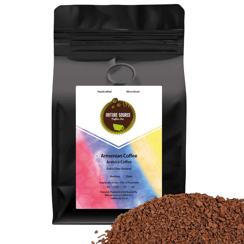 Armenian Coffee | Organic | Extra Fine Ground | Fresh Roasted - Nature Source Coffee