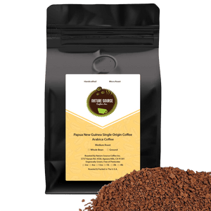 Papua New Guinea Single Origin Arabica Coffee, Medium Roast - Nature Source Coffee